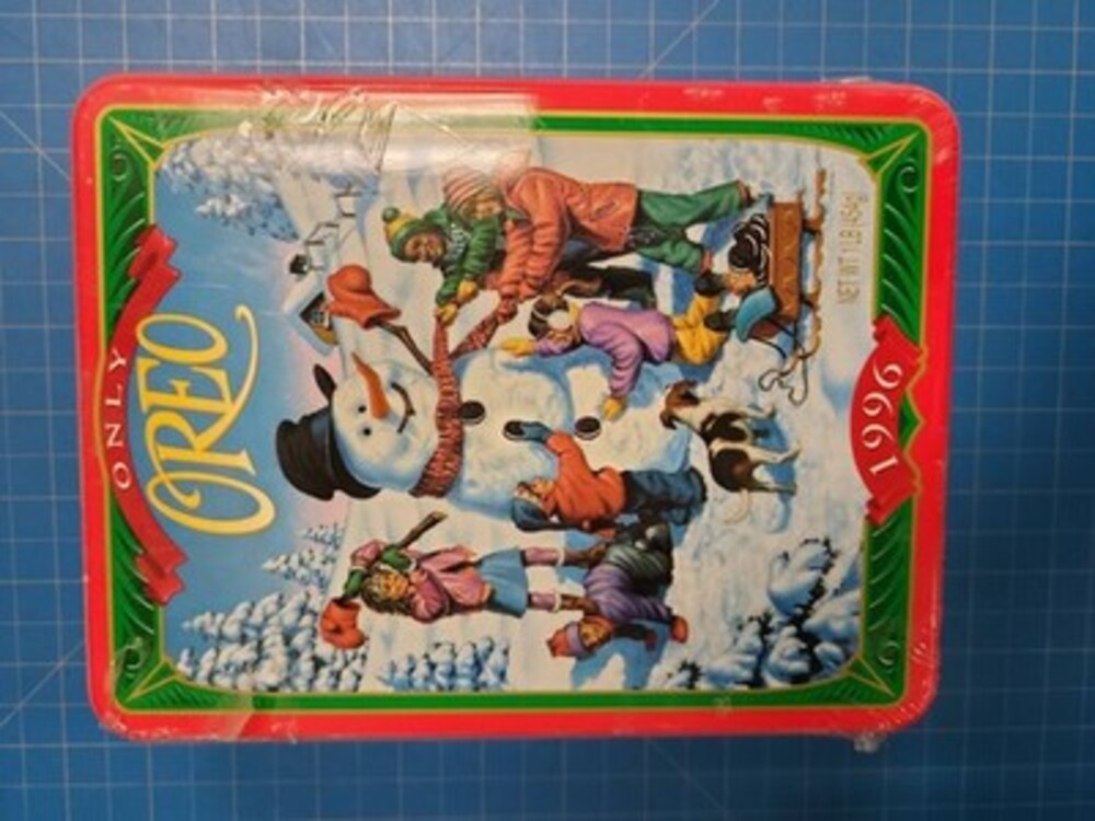 Oreo Snowy Day Tin 1996 Vintage Limited Edition Collectible Cookie Container